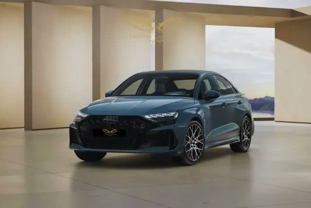 Rent a 2023 Audi RS3 in Dubai — The five-cylinder pocket rocket.