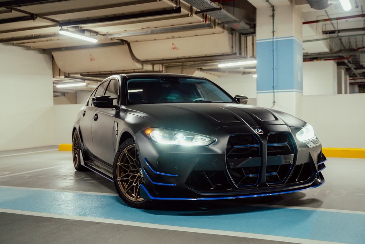 Rent a 2023 BMW M3 Competition in Dubai — The benchmark sports sedan.