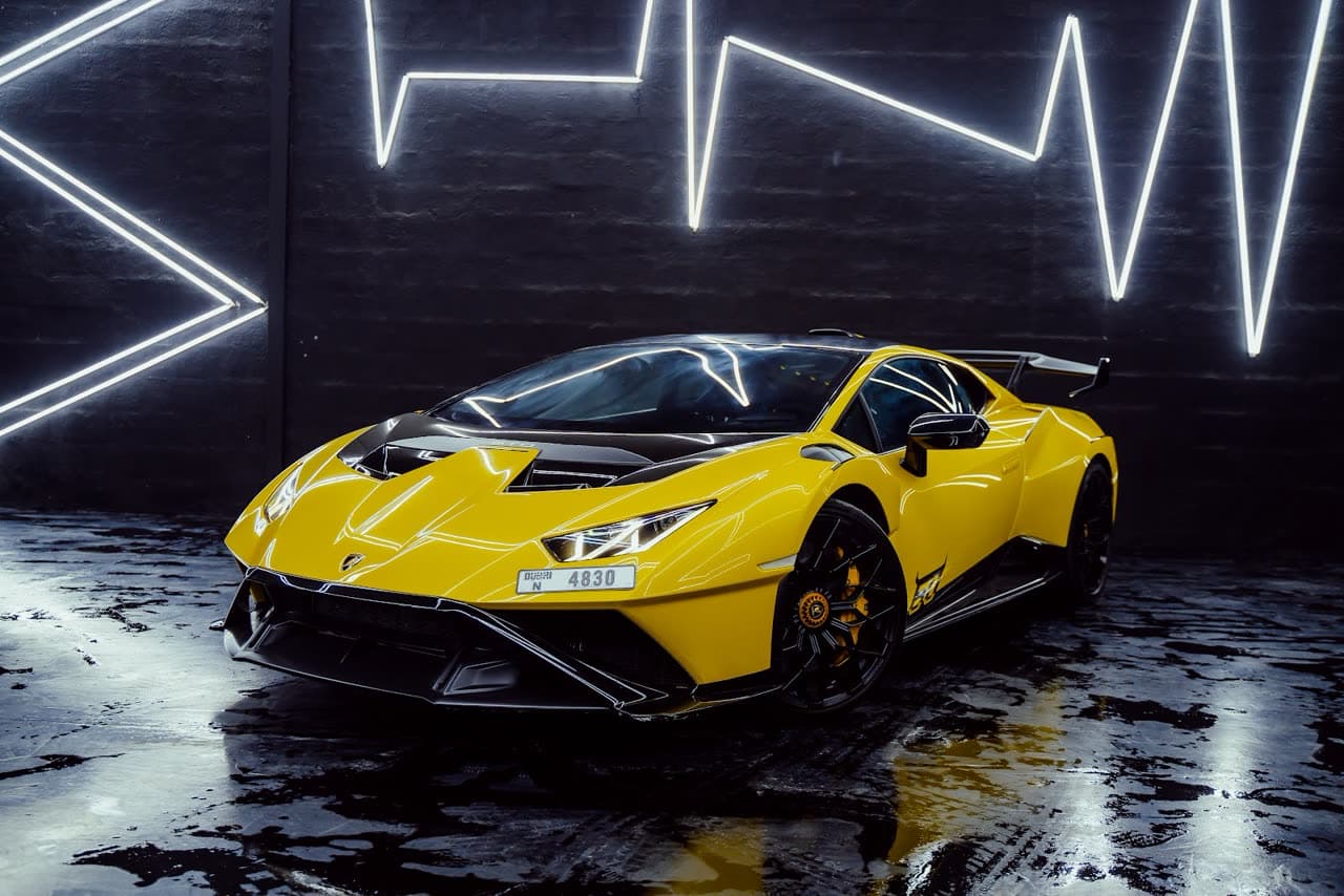 2023 Lamborghini Huracán STO for rent in Dubai
