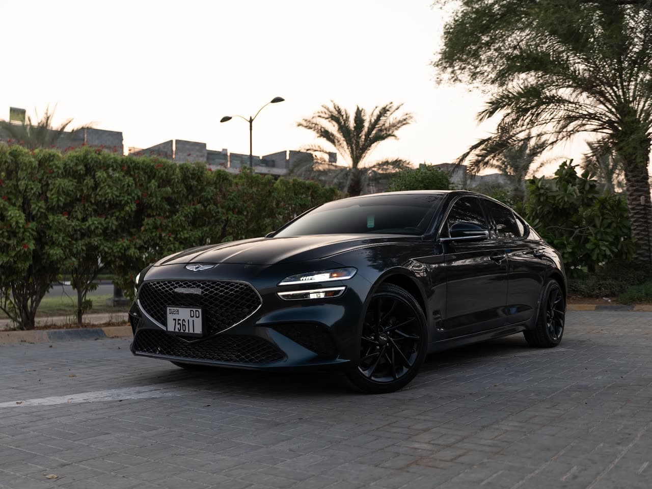 Rent a 2023 Genesis G70 in Dubai — The smart-money luxury sedan.