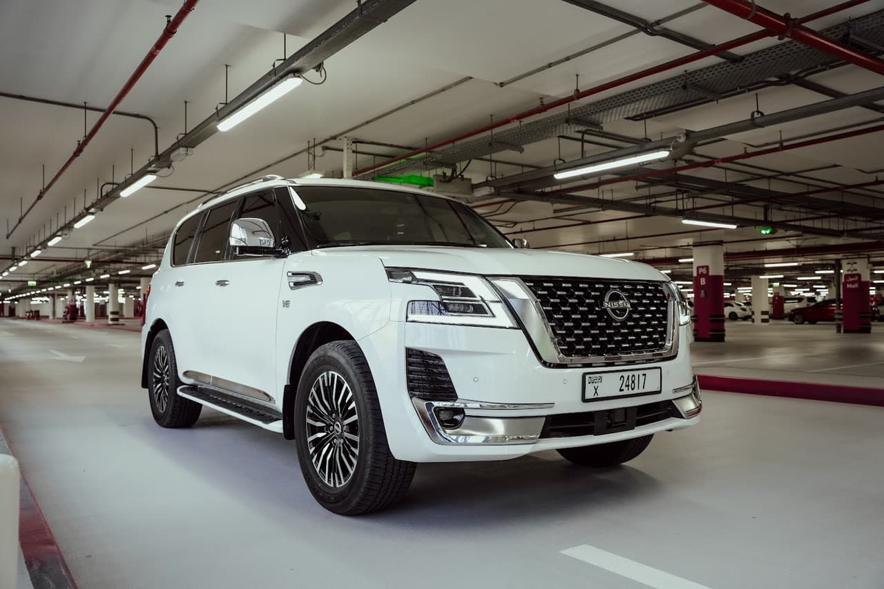 Rent a 2023 Nissan Patrol in Dubai — The desert king of the UAE.