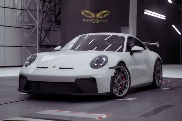Rent a 2023 Porsche 911 GT3 in Dubai — The purist's benchmark.